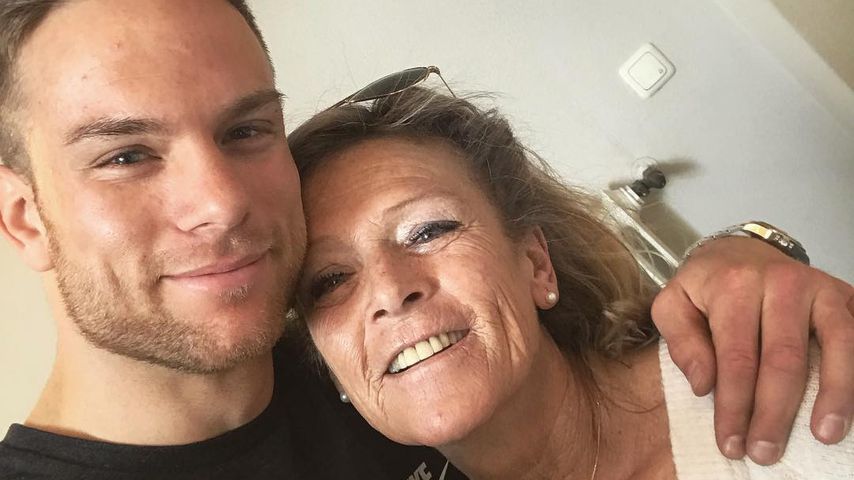 Sebastian Preuss mit seiner Mama