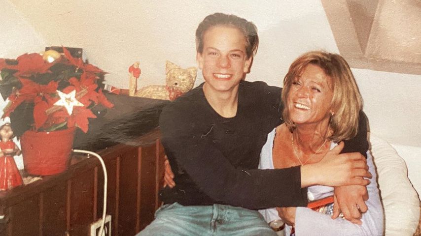 Sebastian Preuss mit seiner Mutter