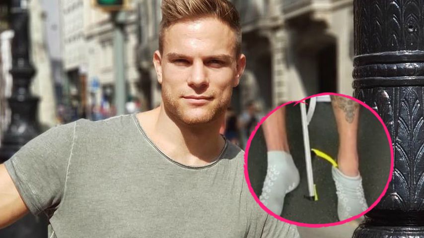 Nach Unfall: Basti Preuss braucht Hilfsmittel zum Anziehen!