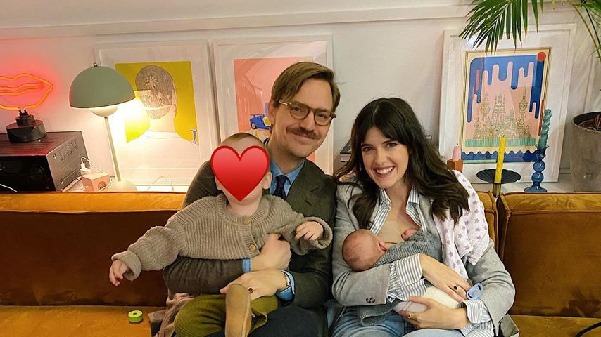 Sebastian Tigges und Marie Nasemann mit ihren Kindern
