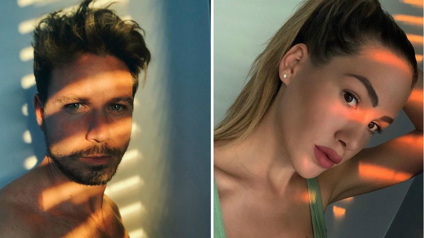 Wer posiert cooler? Basti Pannek ahmt Bild von Angelina nach