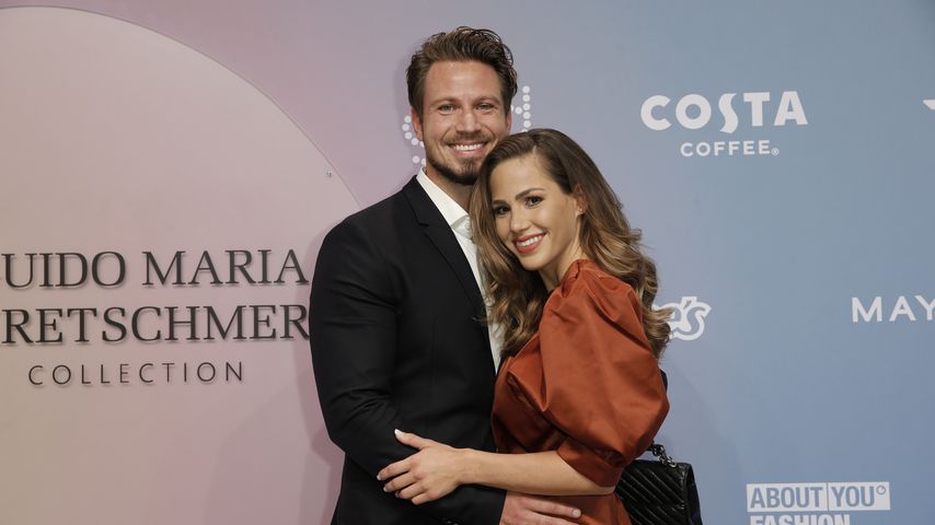 Sebastian und Angelina Pannek auf der Berliner Fashion Week im September 2021