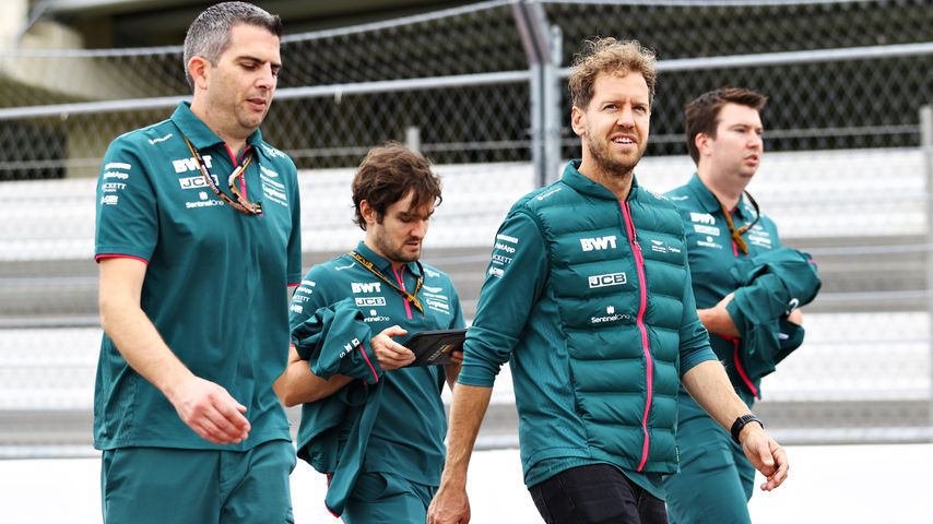 Sebastian Vettel läuft, Russland 2022