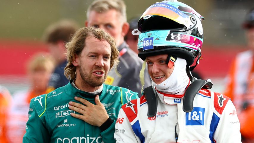 Sebastian Vettel und Mick Schumacher, Juli 2022