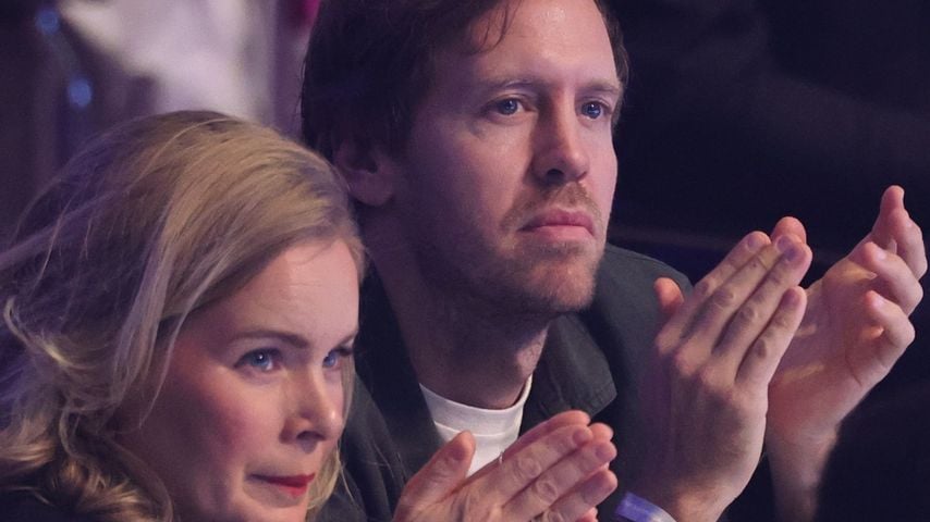 Sebastian Vettel mit seiner Frau Hanna, November 2023