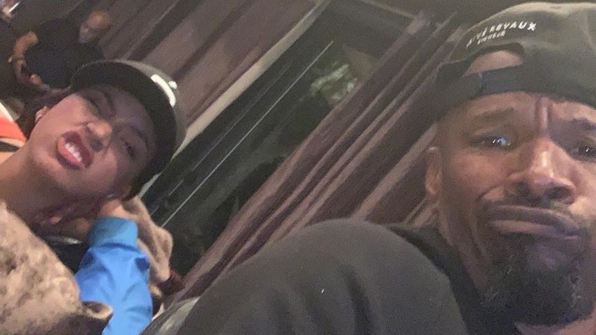 Sela Vave und Jamie Foxx