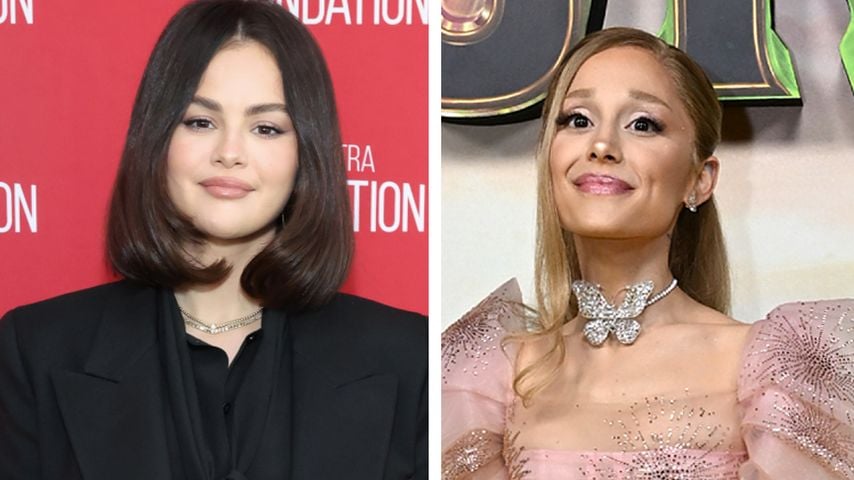 Collage: Selena Gomez und Ariana Grande