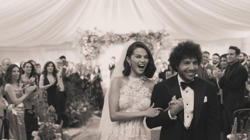 Selena Gomez und Benny Blanco an ihrem Hochzeitstag