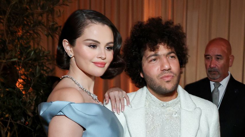 Selena Gomez und Benny Blanco bei den Golden Globes 2025 in Beverly Hills