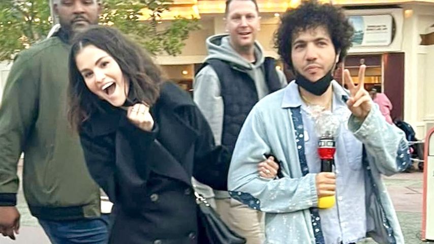 Selena Gomez und Benny Blanco im Disneyland, Februar 2025