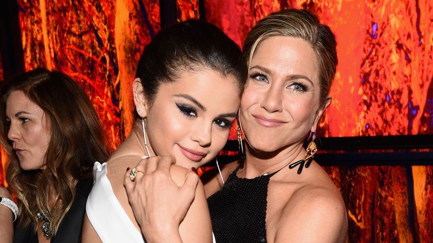 Selena Gomez und Jennifer Aniston auf der "Golden Globe Awards"-Party, 2015
