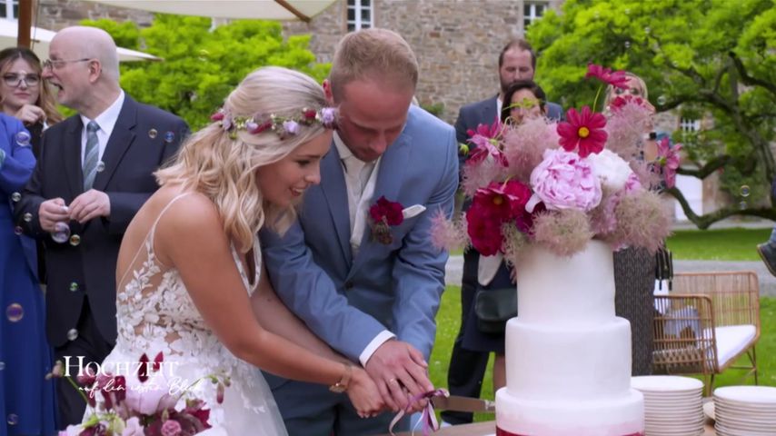 Selina und Michael bei ihrer Hochzeit