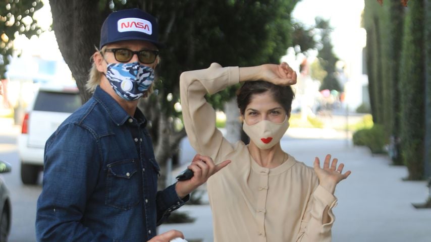 Selma Blair, Schauspielerin und Ron Carlson in LA