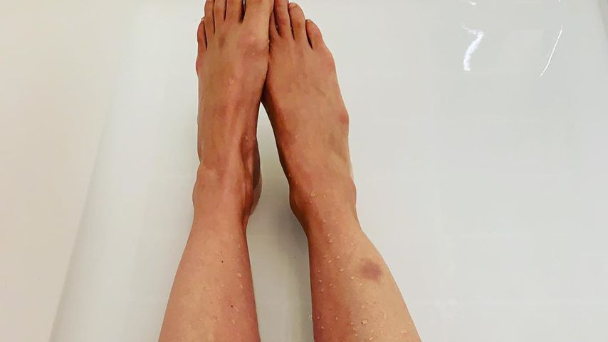 Selma Blairs Beine, Juli 2019