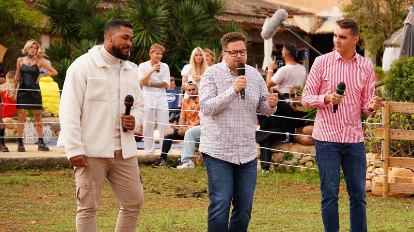 Sem Eisinger, Felix Gleixner und Lorent Berisha im DSDS-Recall