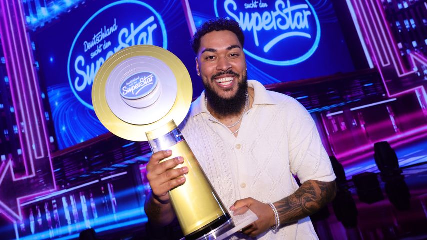 Sem Eisinger nach seinem Sieg bei DSDS