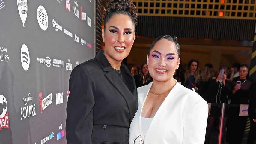 Senna Gammour und Bahar Kizil beim Deutschen Podcast Preis 2026 im Haus des Rundfunks in Berlin