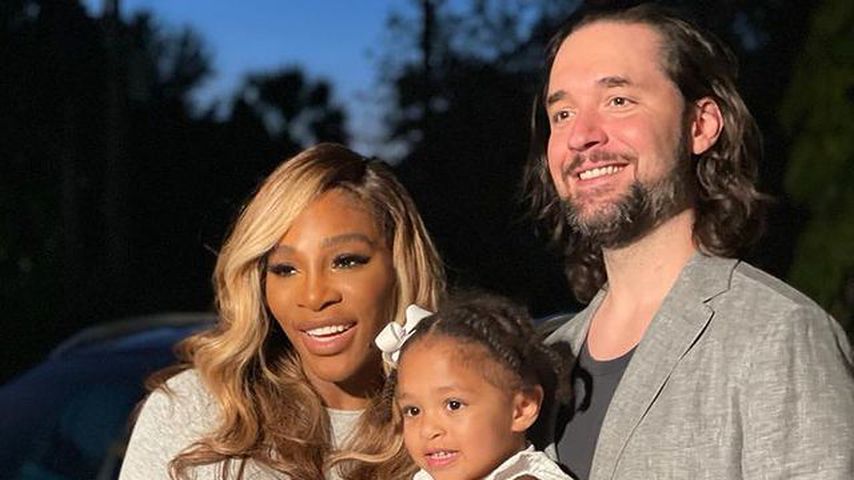 Serena Williams, Alexis Ohanian und deren Tochter Olympia