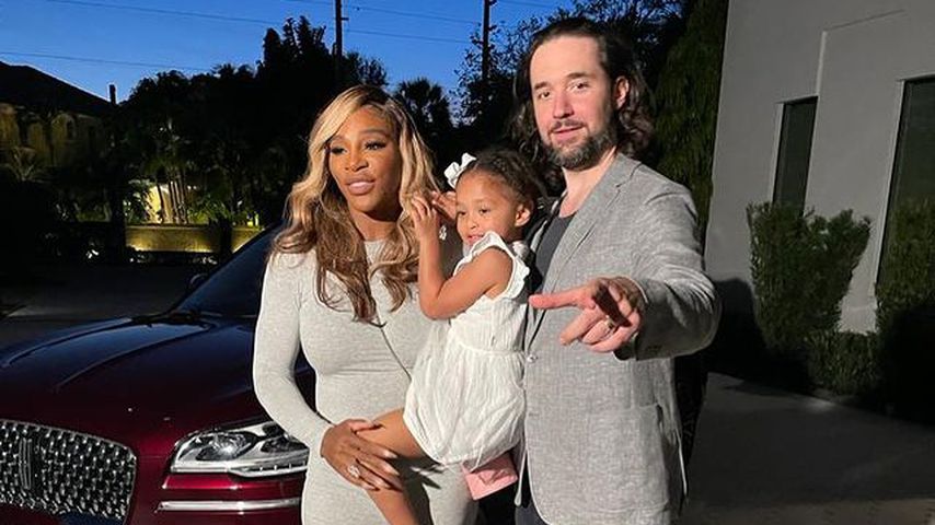 Serena Williams, Alexis Ohanian und deren Tochter Olympia