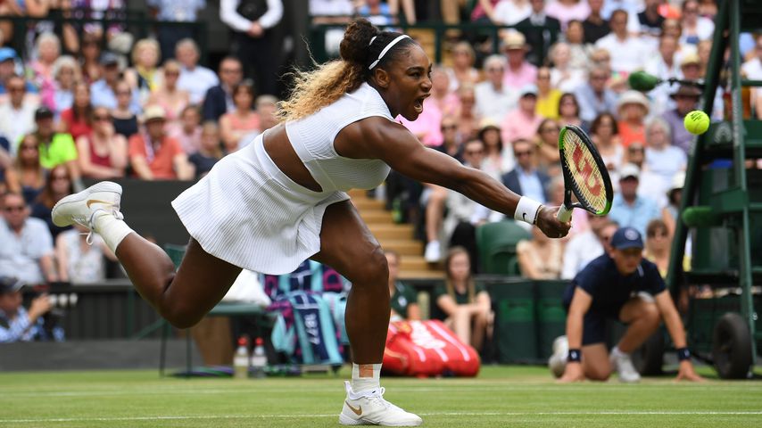 Serena Williams beim Finale in Wimbledon 2019