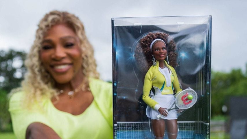 Serena Williams präsentiert ihre Barbie Signature Puppe, inspiriert von den Australian Open 2005