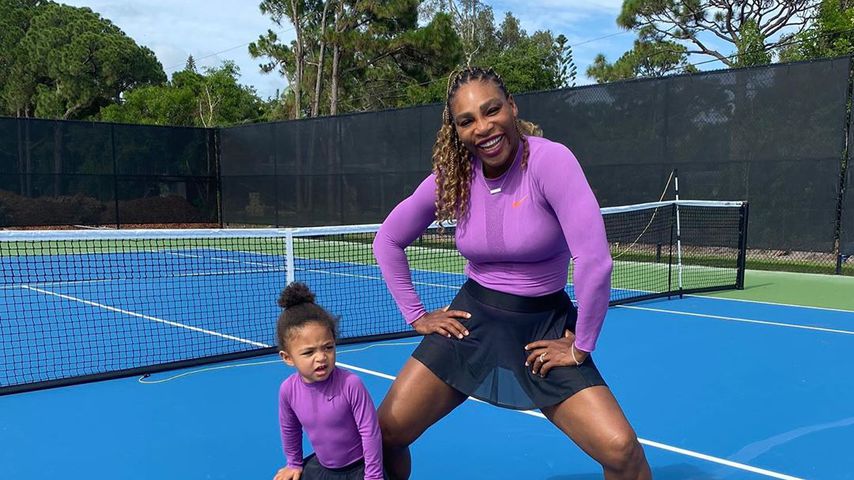 Partnerlook: Hier trainiert Serena Williams mit Tochter (2)