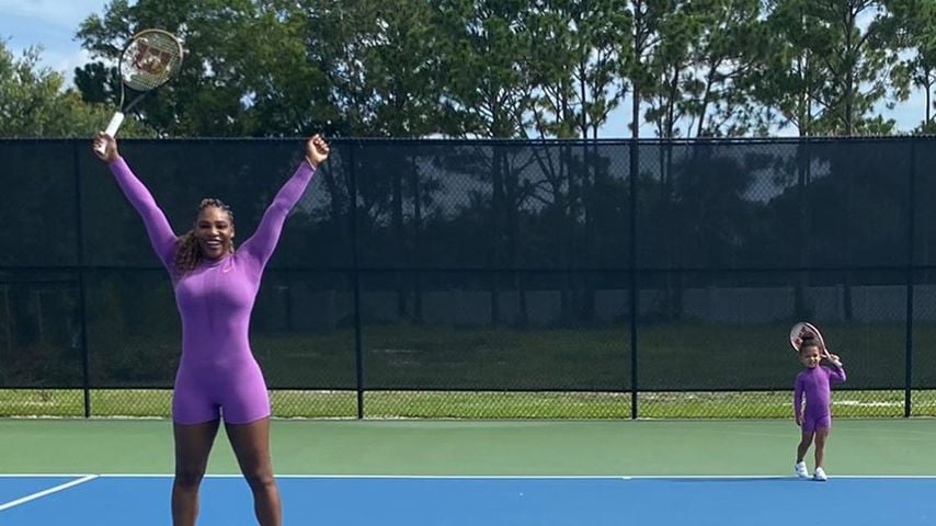Serena Williams mit ihrer Tochter Alexis, Juli 2020
