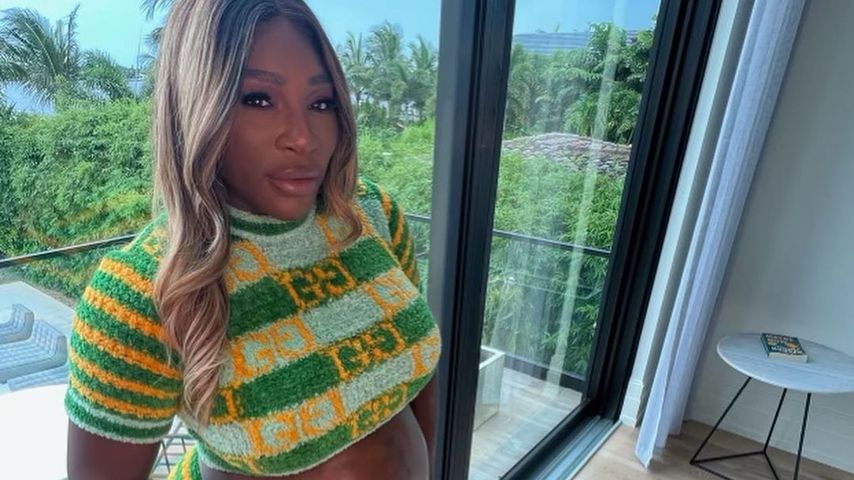 Serena Willams präsentiert stolz ihren kugelrunden Babybauch