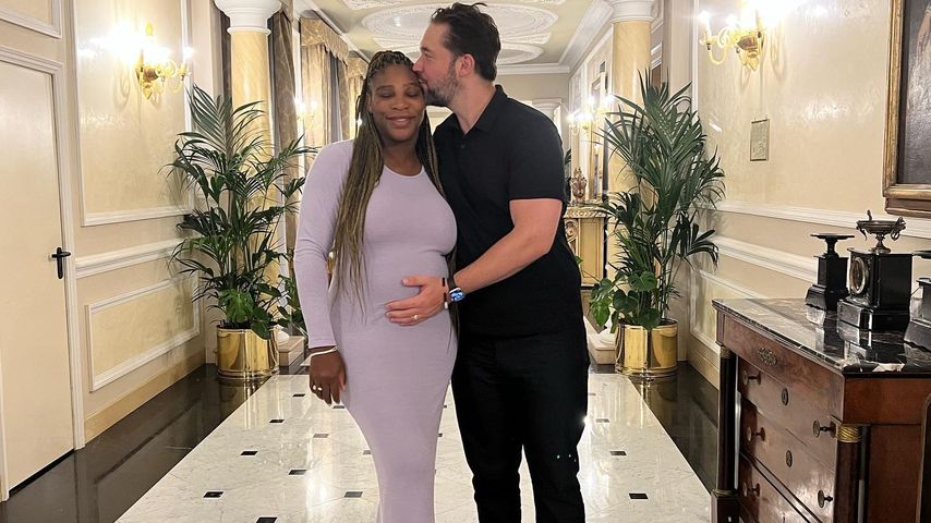 Serena Williams mit ihrem Mann Alexis im Juni 2023