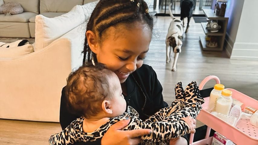 Serena Williams' Töchter Olympia und Adira, März 2024