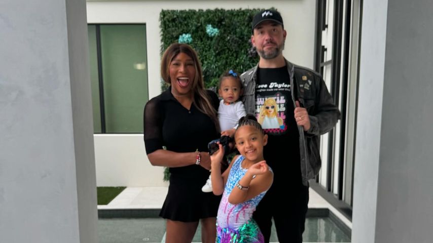 Serena Williams und Alexis Ohanian mit ihren Töchtern Alexis Olympia Ohanian Jr. und Adira