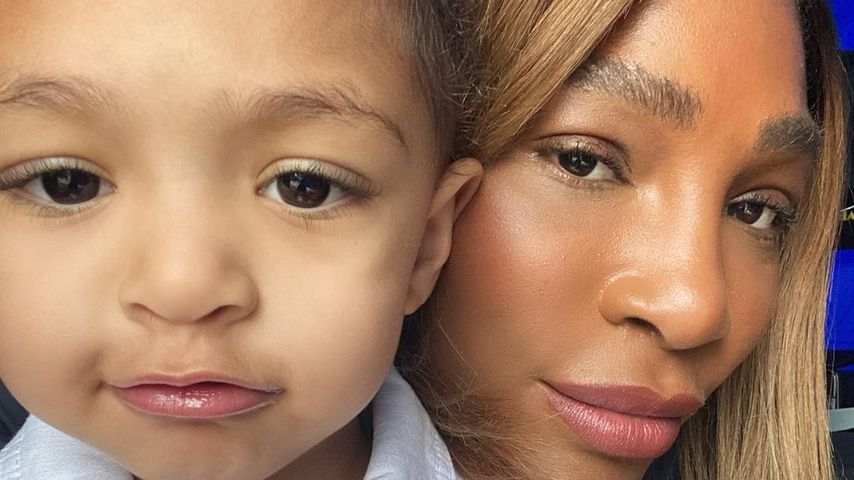 Serena Williams und ihre Tochter Olympia im März 2020