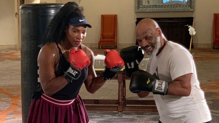 Sportlich: Serena Williams nimmt Boxstunden bei Mike Tyson