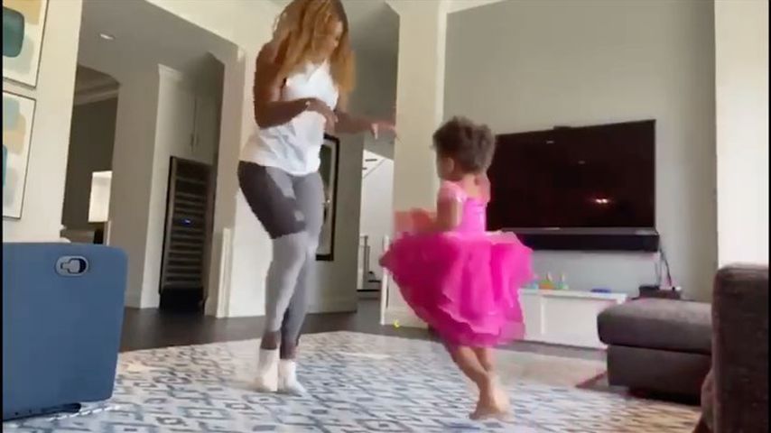 Serena Williams und Tochter Alexis Olympia