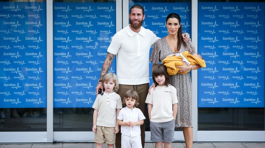 Sergio Ramos, Pilar Rubio und ihre Söhne