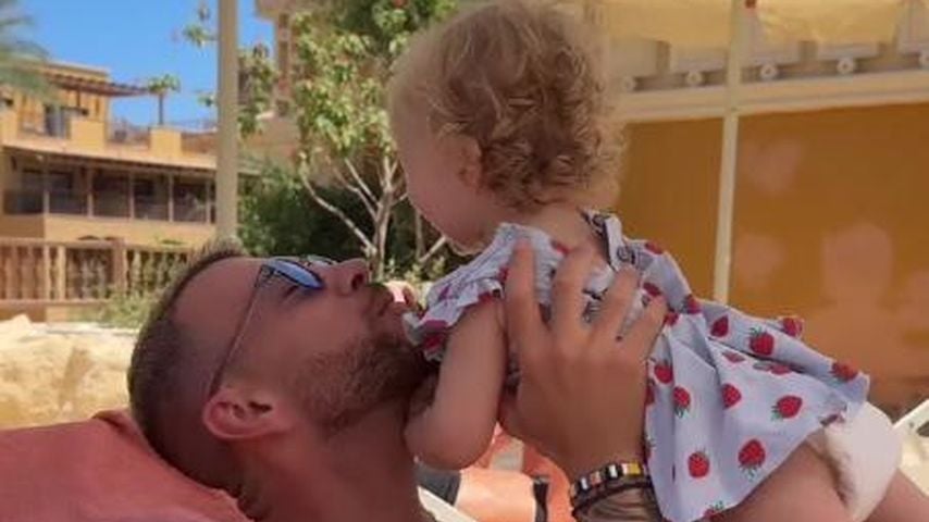 Serkan Yavuz und Tochter Valea im Urlaub, September 2025