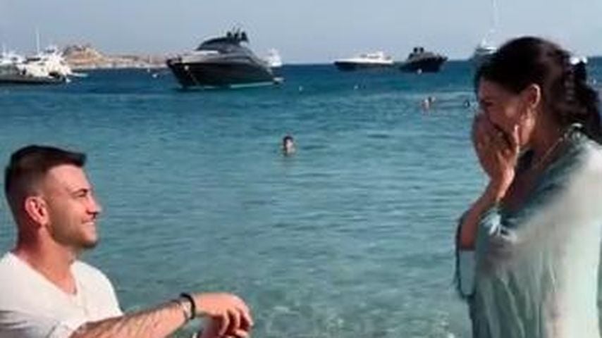 Serkan Yavuz und Samira Klampfl, August 2023 auf Mykonos