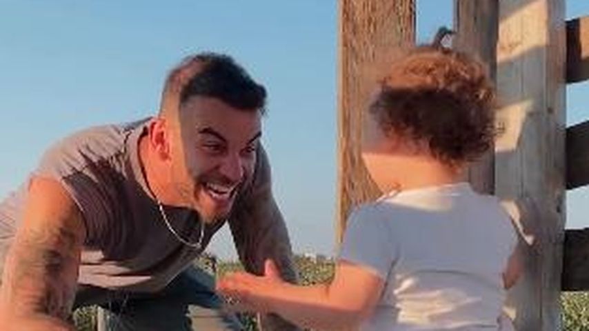 Serkan Yavuz mit seiner Tochter