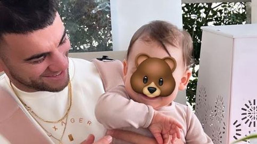 Serkan Yavuz mit seiner Tochter Nova im März 2023