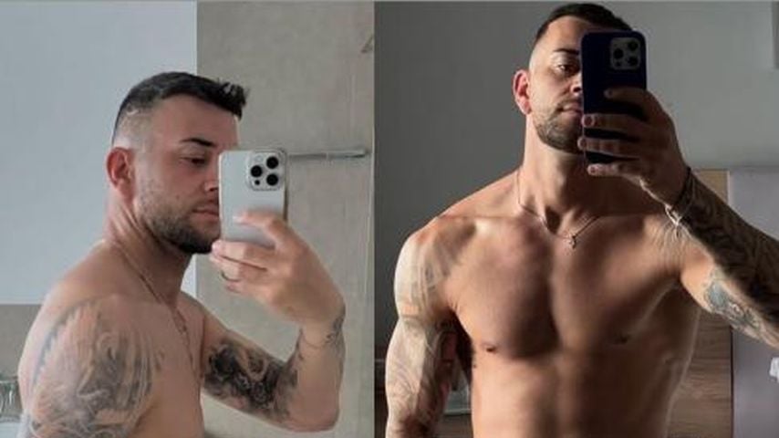 Serkan Yavuz zeigt selbstbewusst seinen Abnehmerfolg im Netz