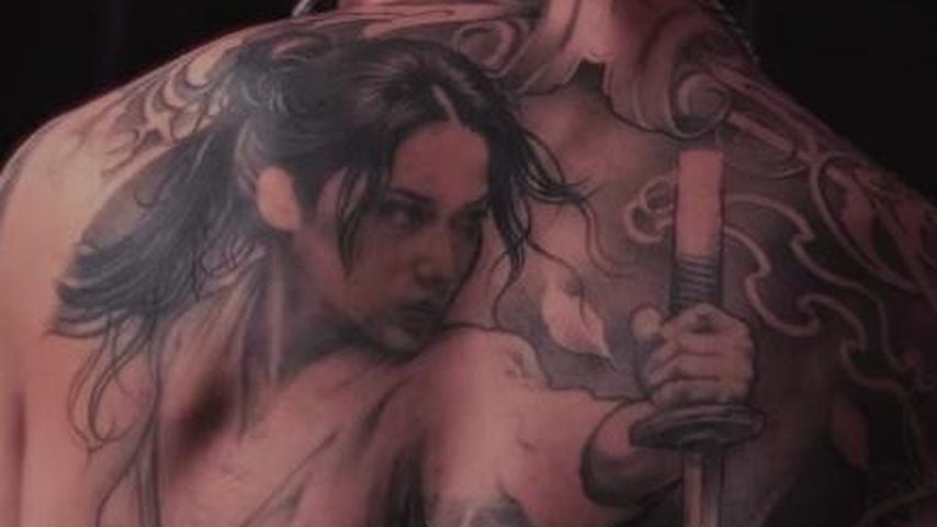 Serkan Yavuz' Rückentattoo