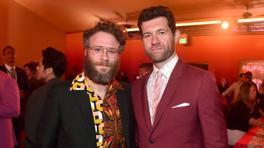 Seth Rogen und Billy Eichner bei der Weltpremiere von "König der Löwen" in Hollywood
