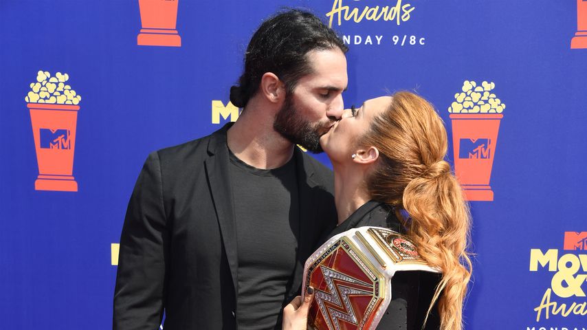 Wrestling-Stars Seth Rollins und Becky Lynch