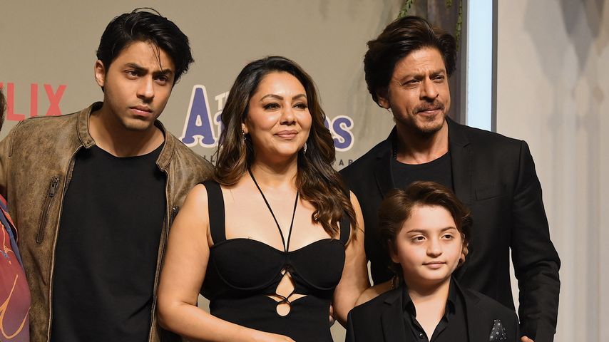 Aryan Khan, Gauri Khan, AbRam Khan und Shah Rukh Khan