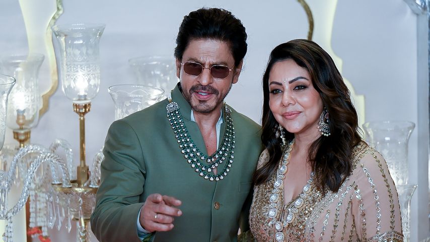 Shah Rukh Khan mit seiner Ehefrau Gauri Khan, Juli 2024