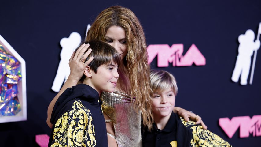 Shakira mit ihren Söhnen Milan und Sasha, MTV VMAs 2023
