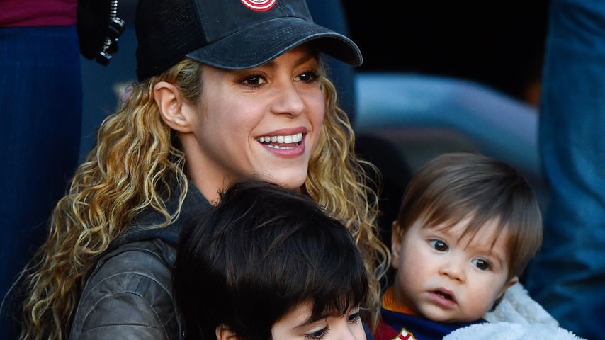 Shakira mit ihren Söhnen Milan und Sasha