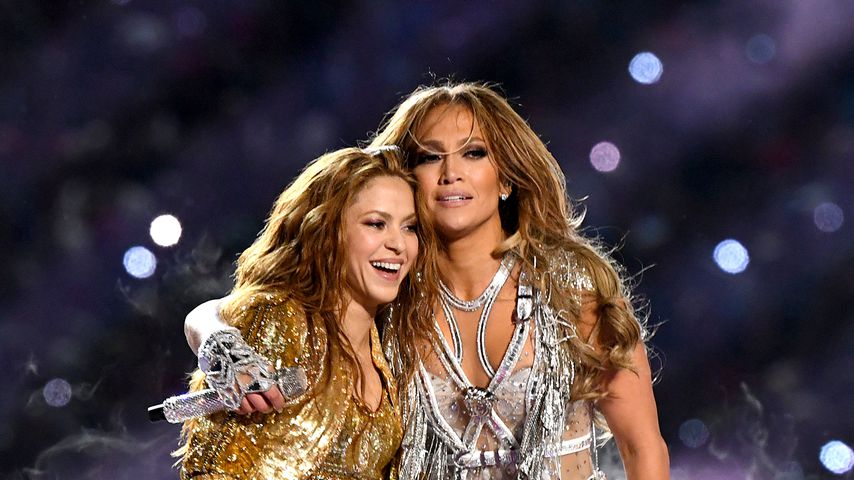 Shakira und Jennifer Lopez während ihrer Halftime-Show beim Super Bowl 2020