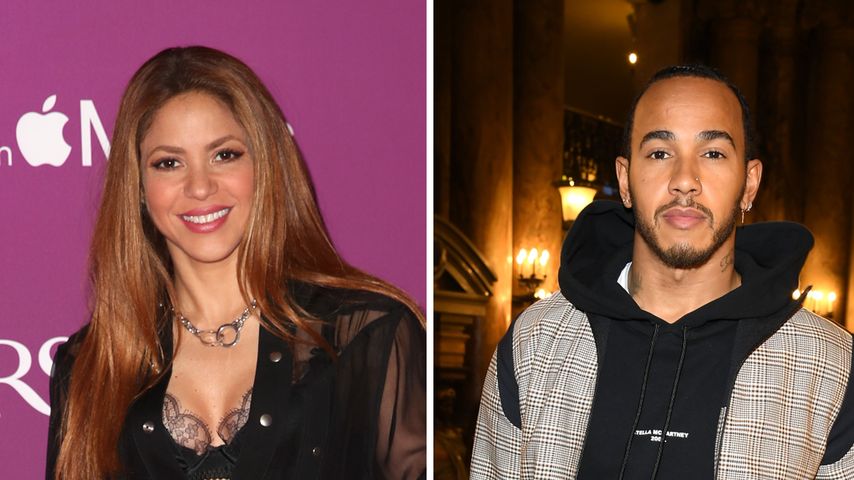 Shakira bei Formel-1-Rennen von Lewis Hamilton gesichtet!