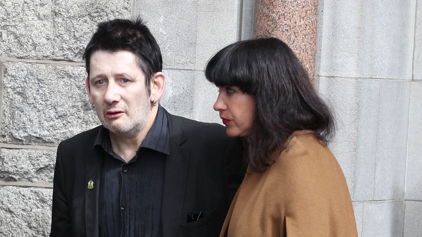 Shane MacGowan und seine Partnerin Victoria im September 2013